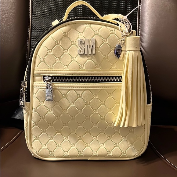 Steve Madden Handbags - STEVE MADDEN Bblogo Backpack with Metal Logo and Tassels